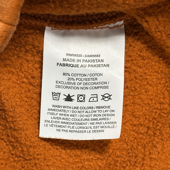 Nike Pants Mens 32X29 Orange Sweatpants Joggers Club Fleece Pockets Athletic - Picture 6 of 9